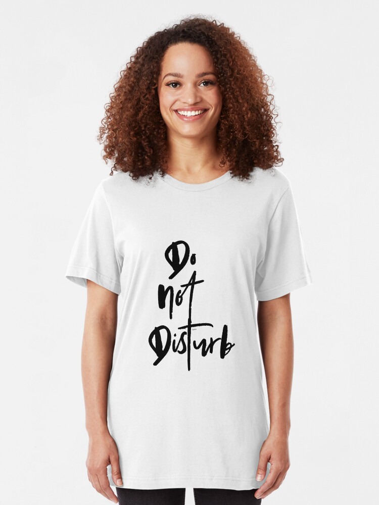 Alternate view of Do Not Disturb Slim Fit T-Shirt