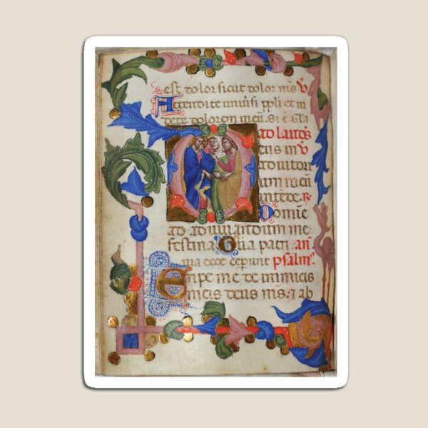 Italian book of hours, circa 1375 Magnet