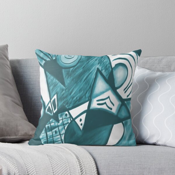 Item preview, Water Ballet Abstract in Aqua designed and sold by Sarah Countiss.