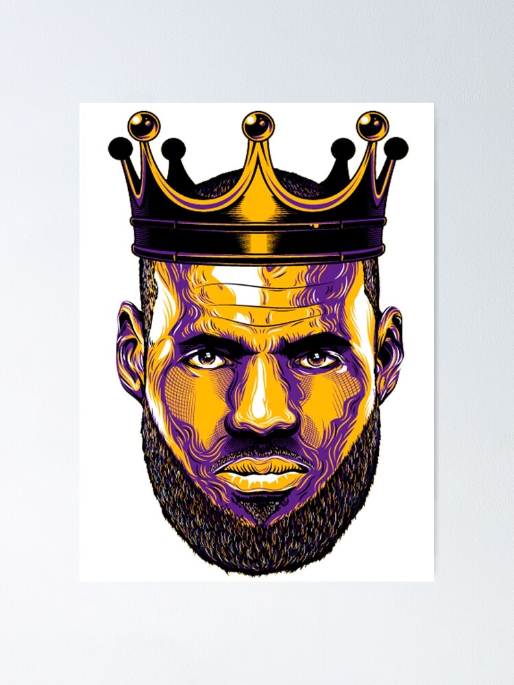 lebron james lakers posters