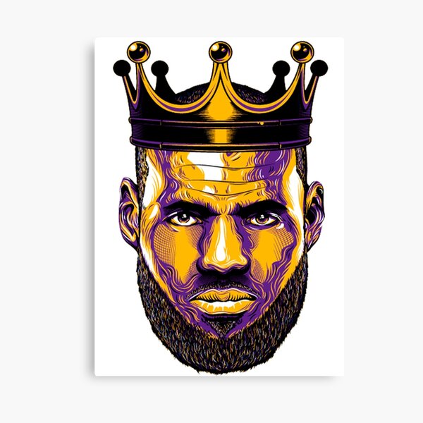 Lebron James lakers Canvas Print