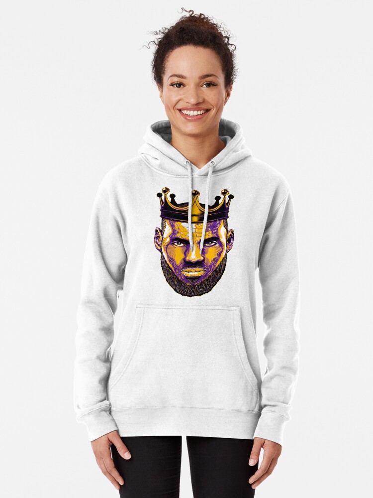 Lebron james laker outlet hoodie