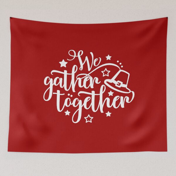 Item preview, Thanksgiving Gift We Gather Together Style  designed and sold by IvonDesign.