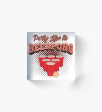 Beerpong Acrylic Block