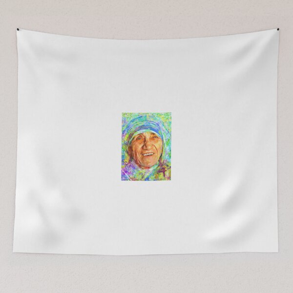 Item preview, Portrait Mother Tereza by artist ILIA ADIYAKOV designed and sold by ADIYAKOV.