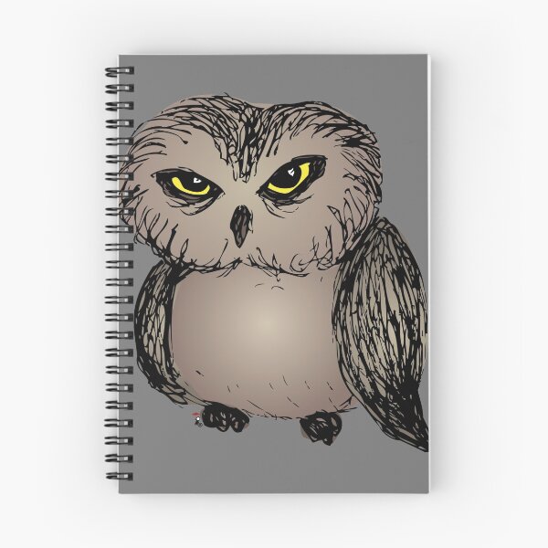Item preview, Cranky owl designed and sold by InkRain.