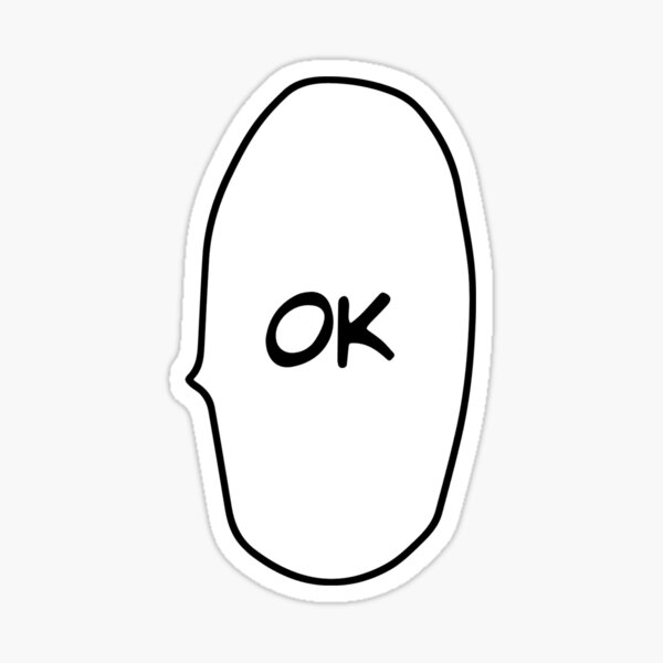 Manga OK Sticker