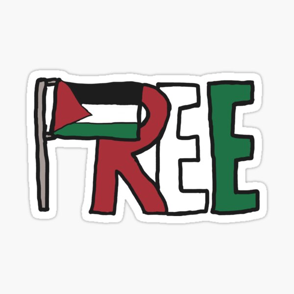 Free Palestine Sticker