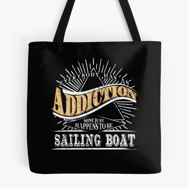 Artikelvorschau, Sucht ist Segelboot Shirt Geschenk Liveaboard Boote entworfen und verkauft von shoppzee.
