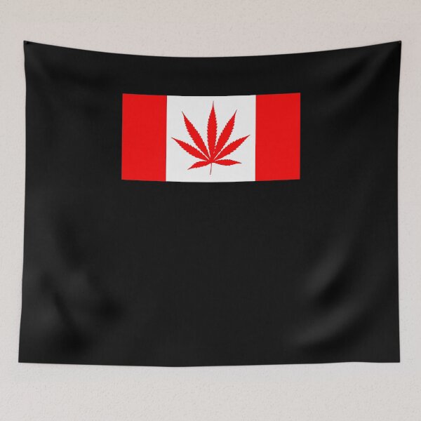 Item preview, Canadian Flag Pot Leaf Red designed and sold by hadicazvysavaca.