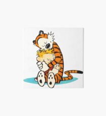 calvin and hobbes Hug Art Board