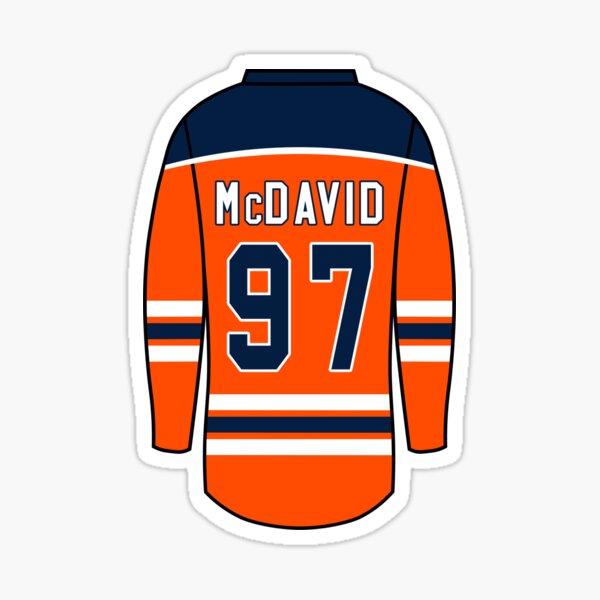 Connor McDavid Jersey Sticker