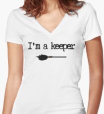Keeper Women's Fitted V-Neck T-Shirt