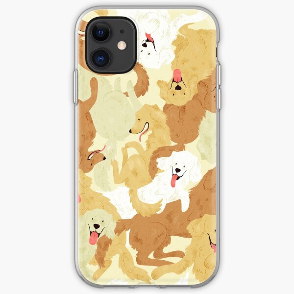 Golden retriever iPhone Soft Case