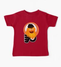 The head of mascot Gritty the Flyers Baby Tee