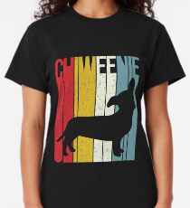 'Chiweenie Silhouette' Cute Chiweenie Dog Gift Classic T-Shirt