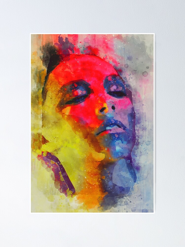 Saturated Colors/Watercolor Study" Poster By Noramohammed | Redbubble