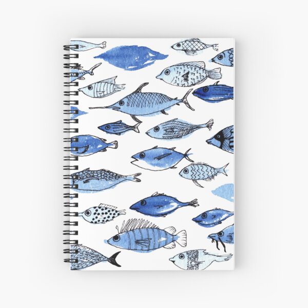 Aperçu de l'œuvre Poissons bleus créée et vendue par Aidi Riera.