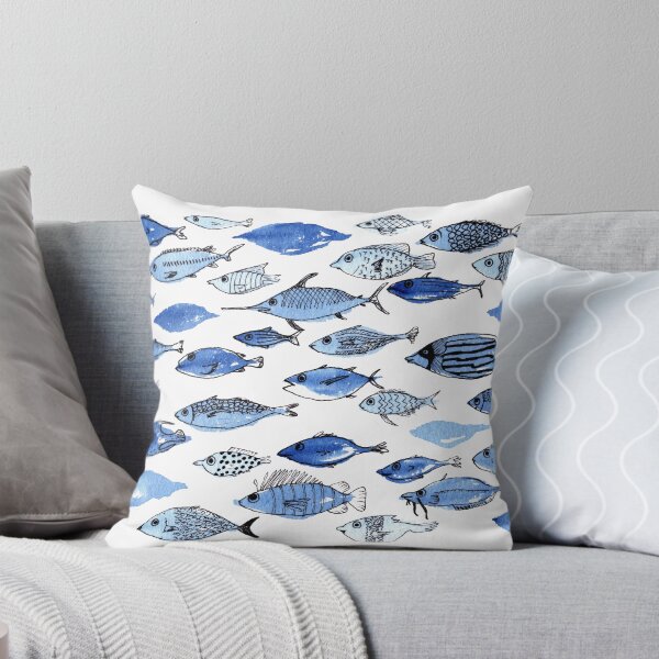 Item preview, Blue fishes designed and sold by Aidi Riera.