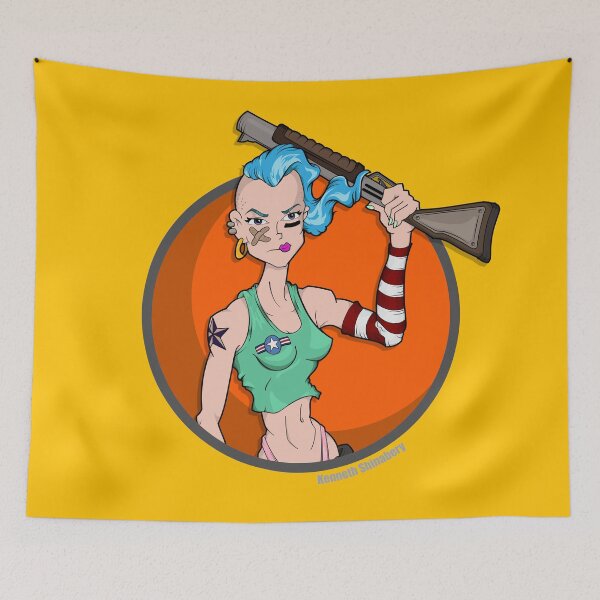 Item preview, Blue Tank Girl designed and sold by Kenneth Shinabery.
