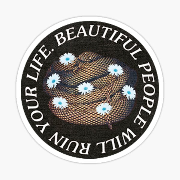 the wombats beautiful people will ruin your life Sticker