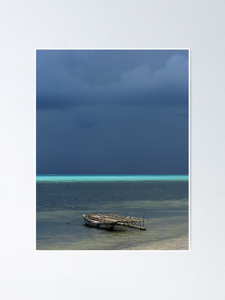 Alternate view of Canoe at Kimuta Poster