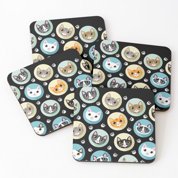 Item preview, Cute Cat Pattern designed and sold by FotoArtist.