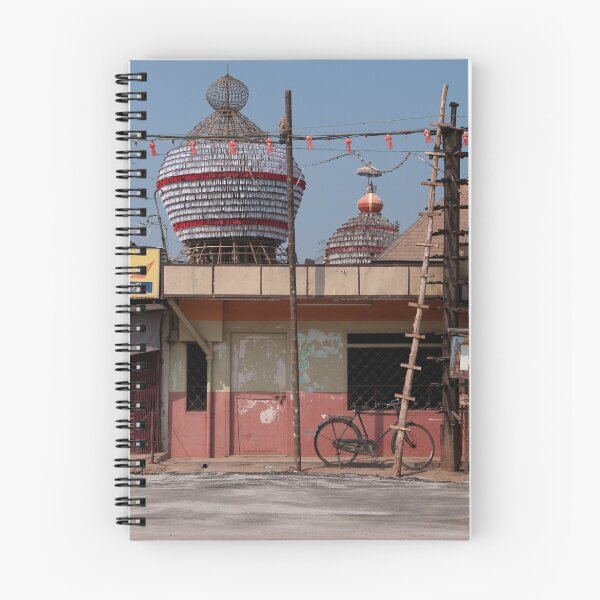 Item preview, Street scene with bicycle, Udupi, India designed and sold by Syd Winer.