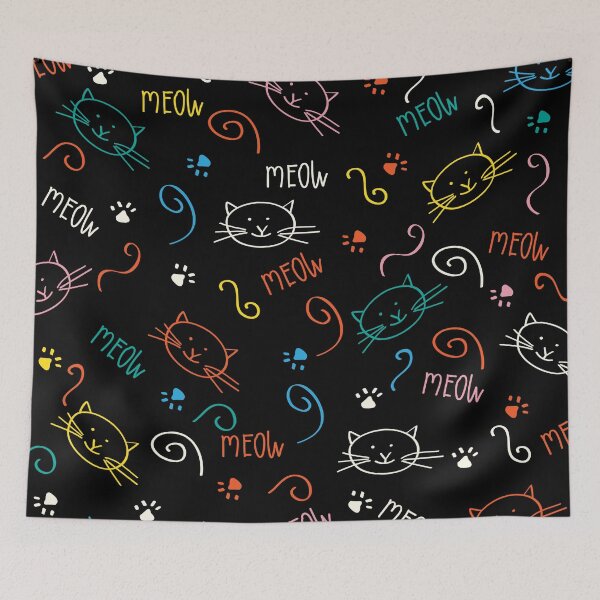 Item preview, Cute Cat Pattern designed and sold by FotoArtist.