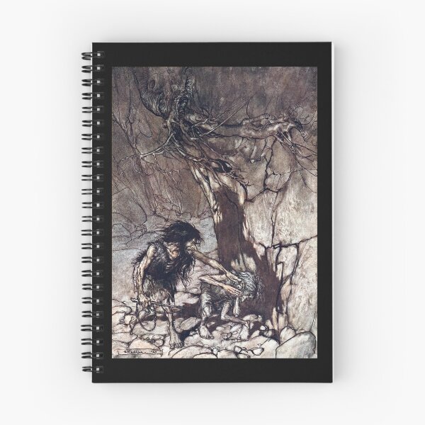 Item preview, Rhinegold - Alberich Pinches Mime's Ear (Rackham) designed and sold by ArtHistorical.
