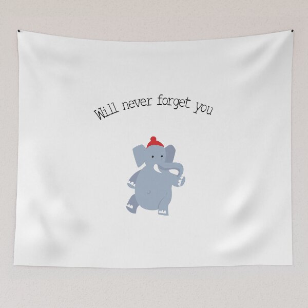 Item preview, Cute Elephant never forgets designed and sold by Jan Bayer.