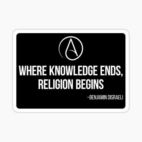 Sticker Atheismus Symbol Redbubble