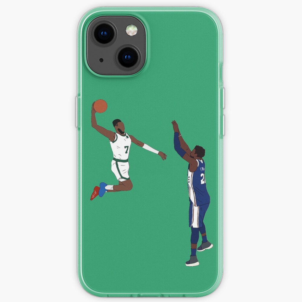 "Jaylen Brown "Dunk" On Joel Embiid" iPhone Case for Sale by RatTrapTees Redbubble