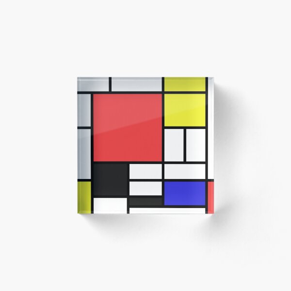 Mondrian Acrylic Block