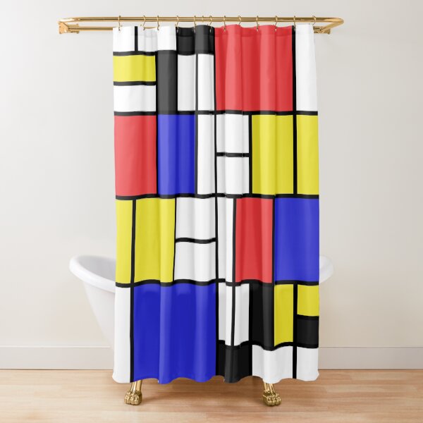 Mondrian #2 Shower Curtain