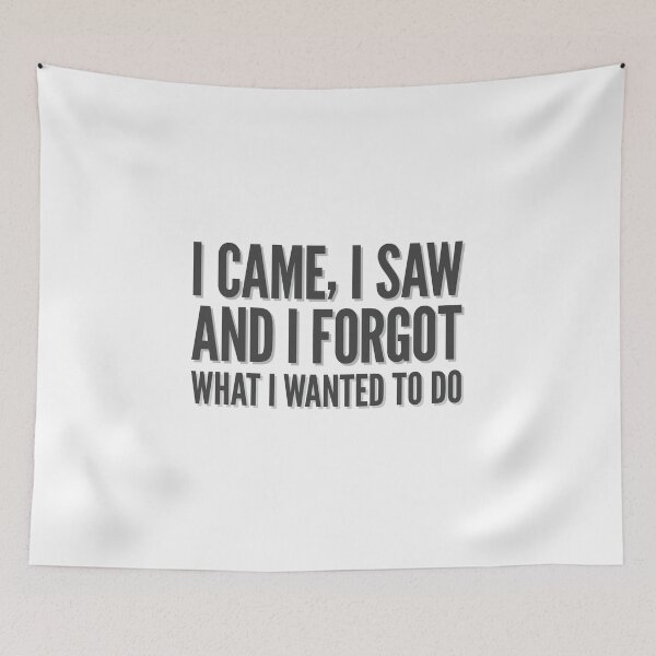 Item preview, I came, I saw and I forgot what I wanted to do designed and sold by Jan Bayer.