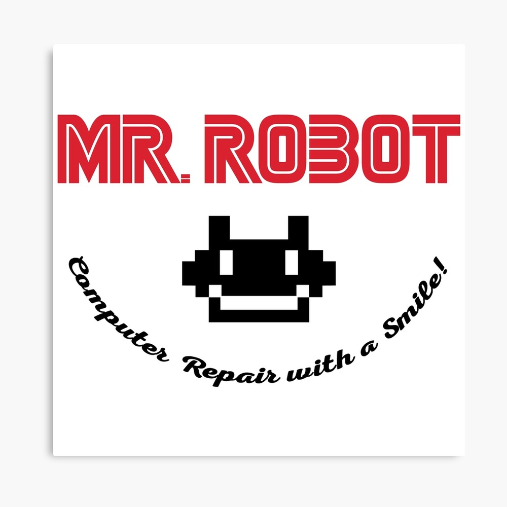 Mr Robot Logo Photographic Print By Janbayer1981 Redbubble