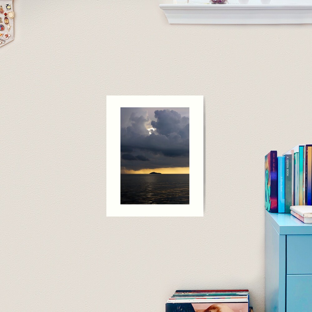 Squall over Dadda Hai Island Art Print