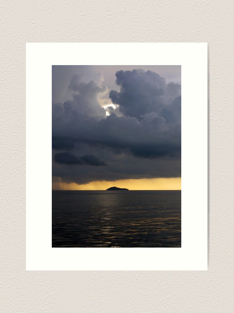 Alternate view of Squall over Dadda Hai Island Art Print