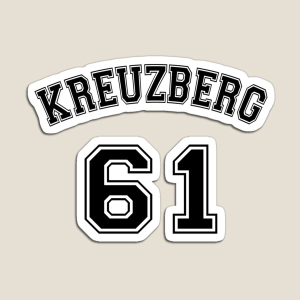 Item preview, Kreuzberg 61 Berliner Bezirk Nostalgie Design Schwarzer Text designed and sold by ramiro.