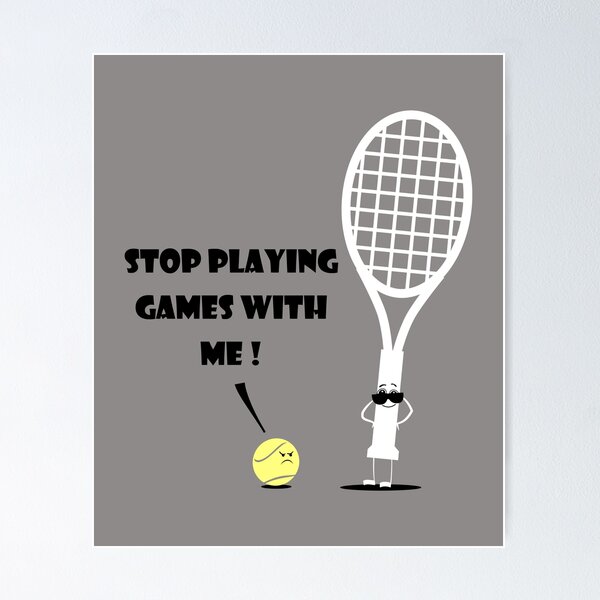 Tennis Racquet Note Cards on Textured Heavy Card Stock With