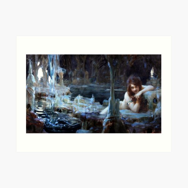 Young Naiad - Paul Emile Chabas Art Print