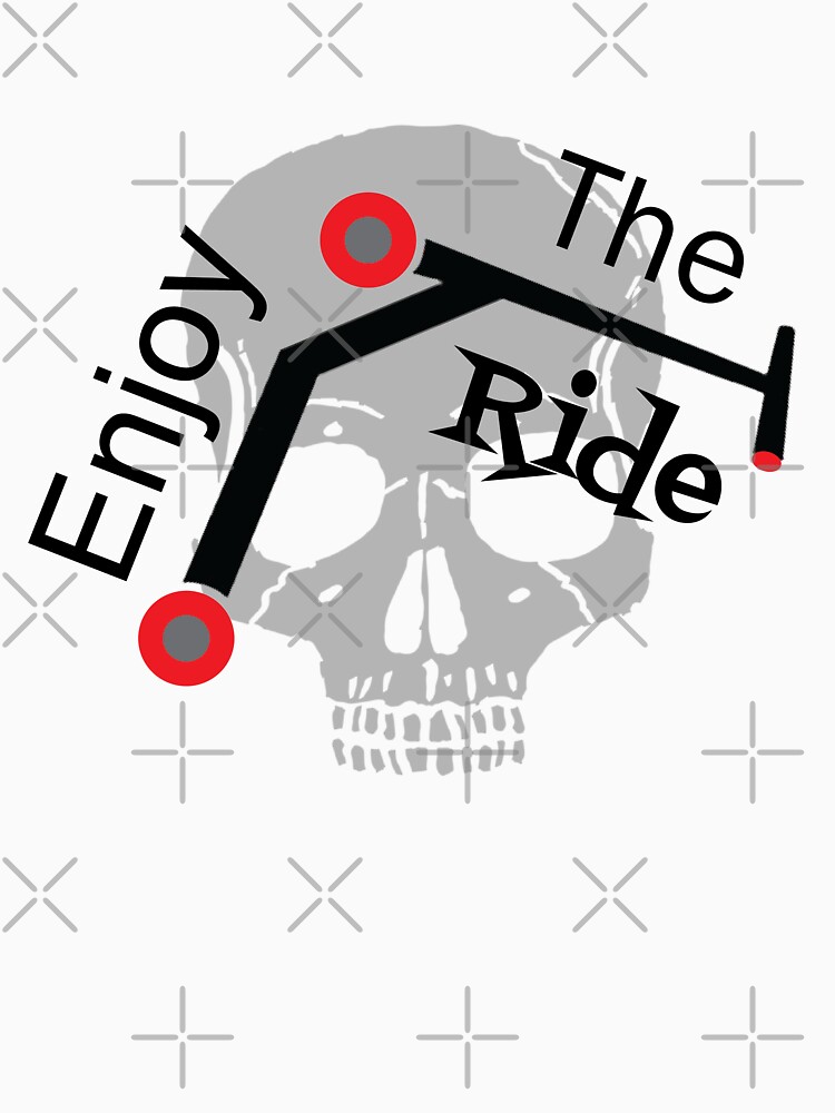 Enjoy The Ride Scooter Shirt - Scoot tshirt - Fun Scooter Shirt - Cool  Scooter Shirt - Skull Scooter Shirt - Board Shirt | Essential T-Shirt