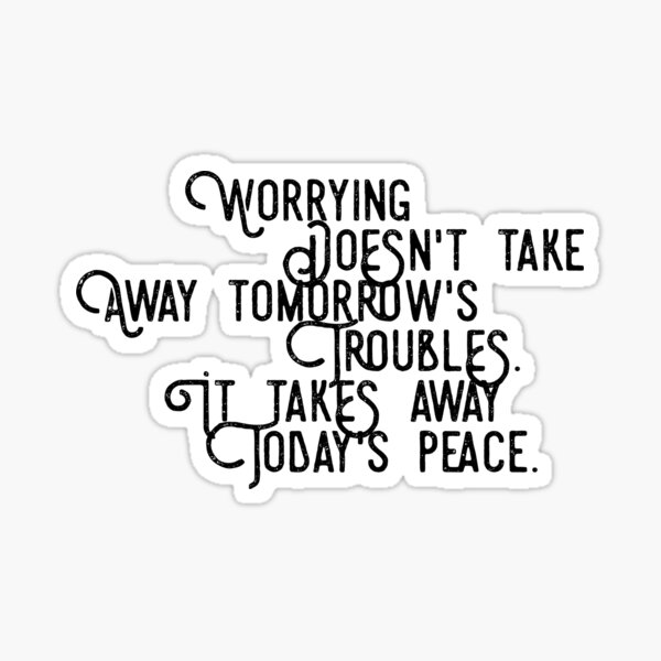 Item preview, Worrying Typography designed and sold by CreativeEmpires.