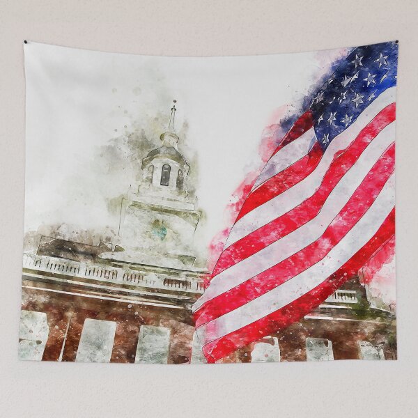 Item preview, Philadelphia Independence Hall designed and sold by AM FineArtPrints.