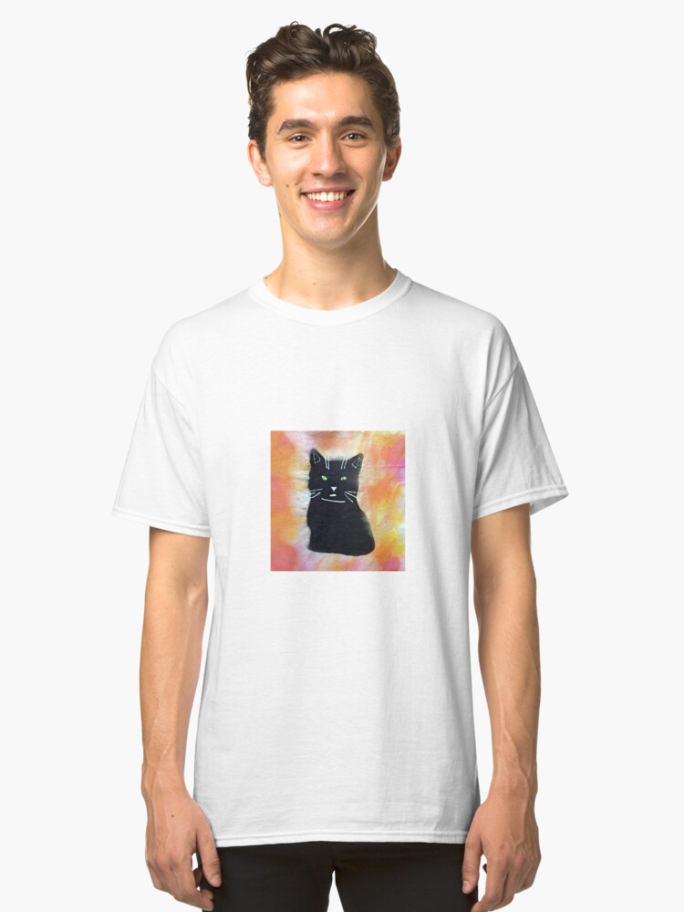 Alternative Ansicht von Bild schwarze Katze Classic T-Shirt