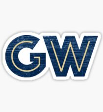 GW textured graphic Sticker