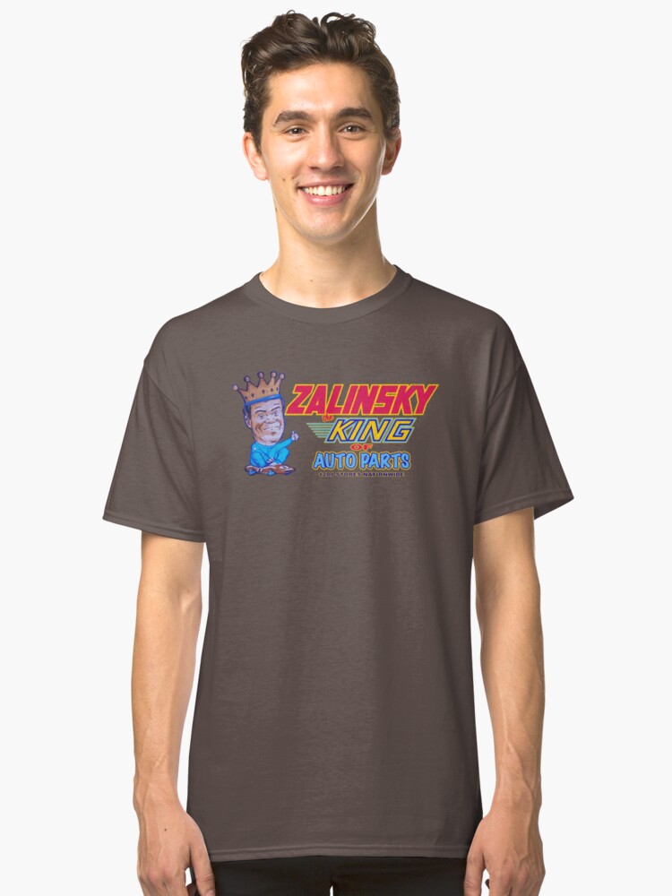 zalinsky auto parts t shirt