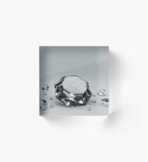 diamonds Acrylic Block