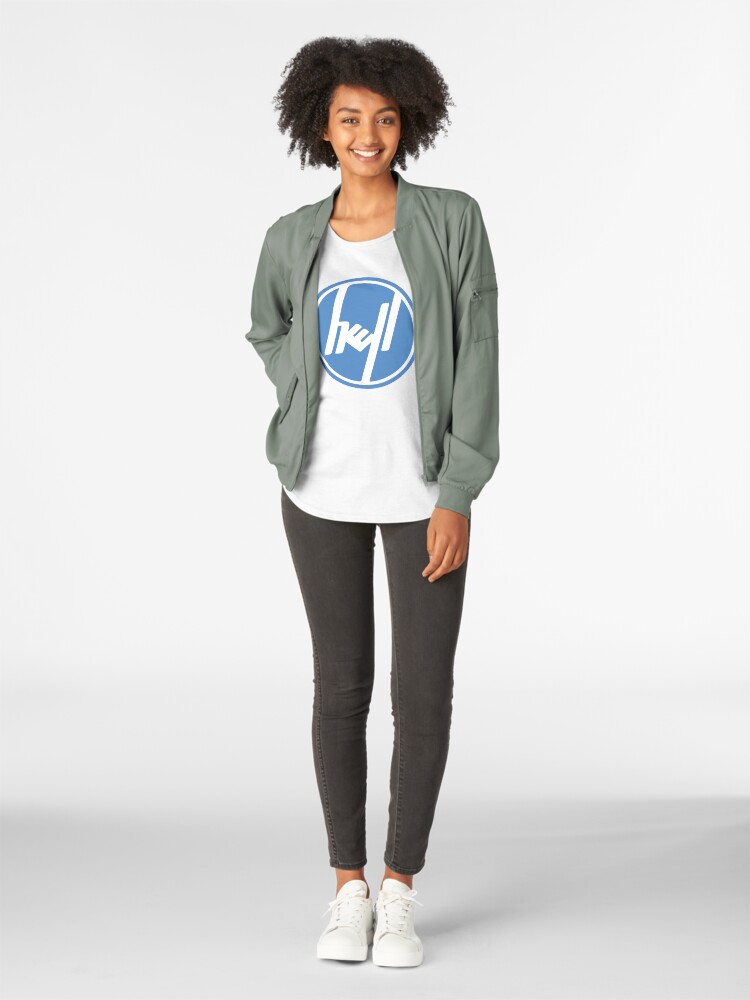 Alternate view of Freaky Logo - dell Premium Scoop T-Shirt